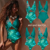 Reversible Mix and Match Marine Organism Bikini Swimsuit Set