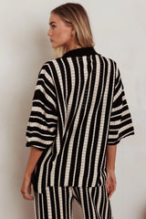 Knit Relaxed Shirt Black