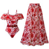 Retro printed Swimsuit Set